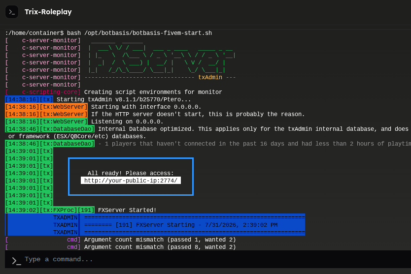 FiveM server Hosting